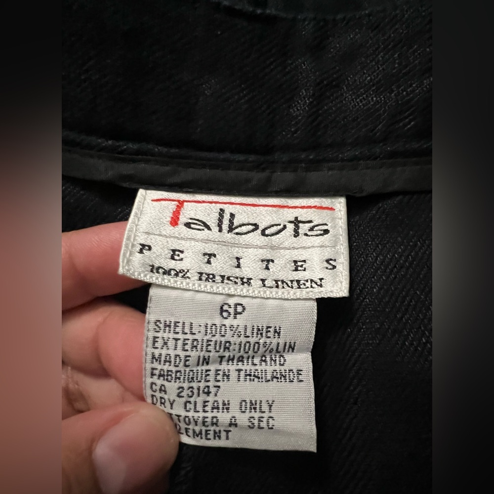 Talbots Petites Linen Shorts - Picture 3 of 4